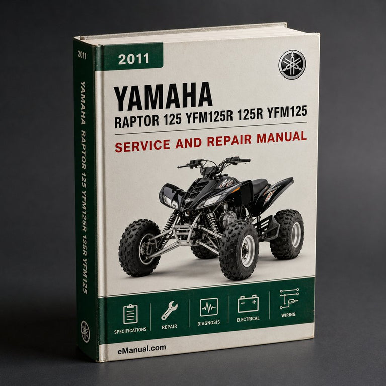 Yamaha Raptor 125 YFM125R 125R YFM125 2011-2012 Service Repair Manual