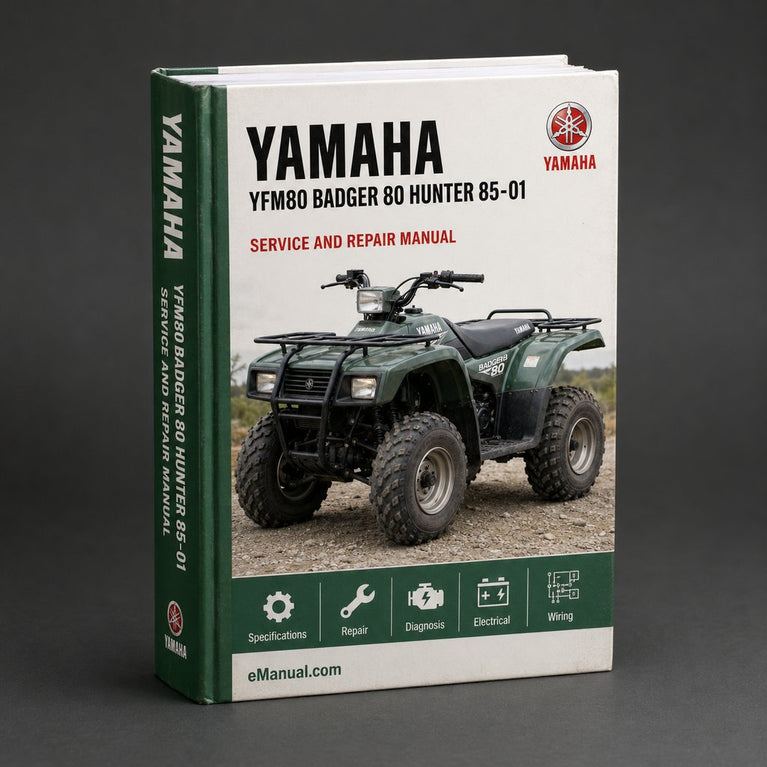 Yamaha YFM80 Badger 80 Hunter 85-01 ATV Service Repair Workshop Manual