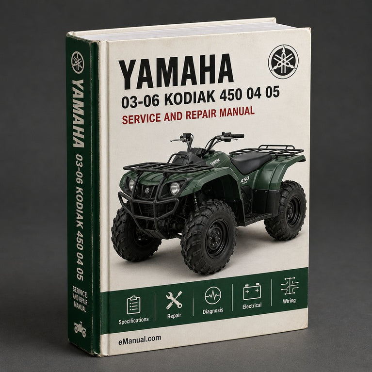 03-06 Yamaha Kodiak 450 Service Repair Manual 04 05