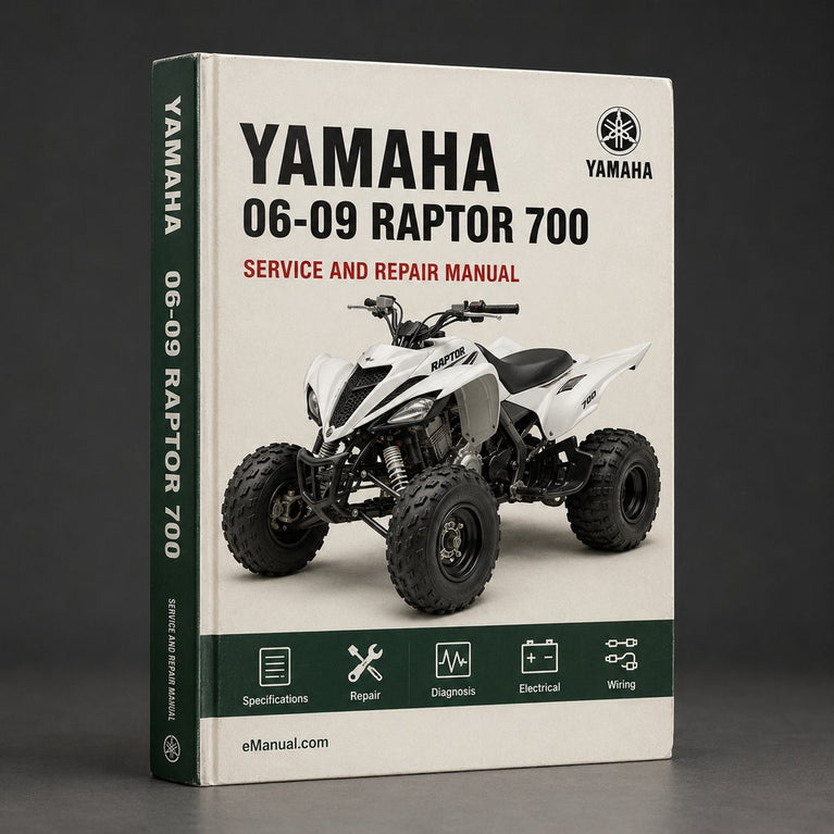 06-09 Yamaha RAPTOR 700 Service Repair Manual