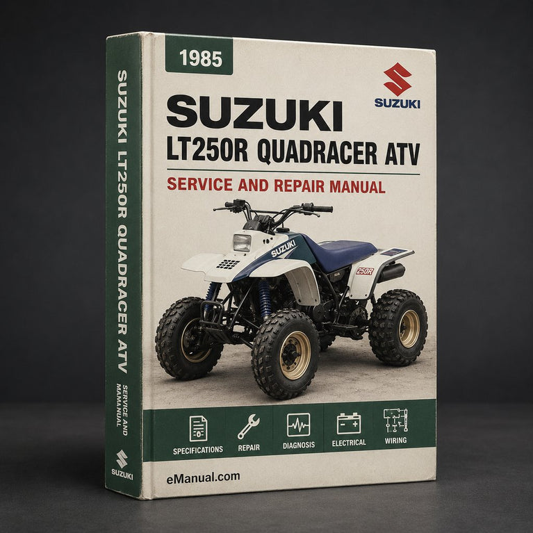 1985-1986 Suzuki LT250R Quadracer ATV Repair Manual