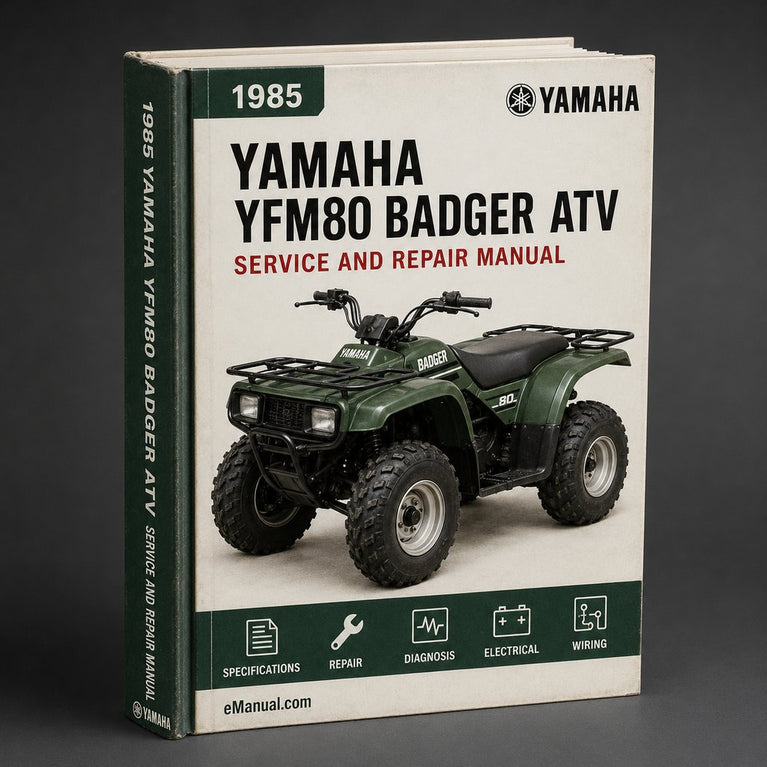 1985-1988 Yamaha YFM80 Badger ATV Repair Manual