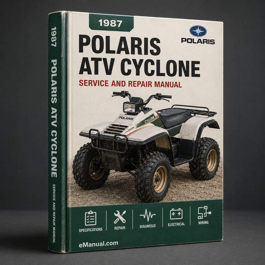 1987 ATV Polaris Cyclone Service Repair Manual