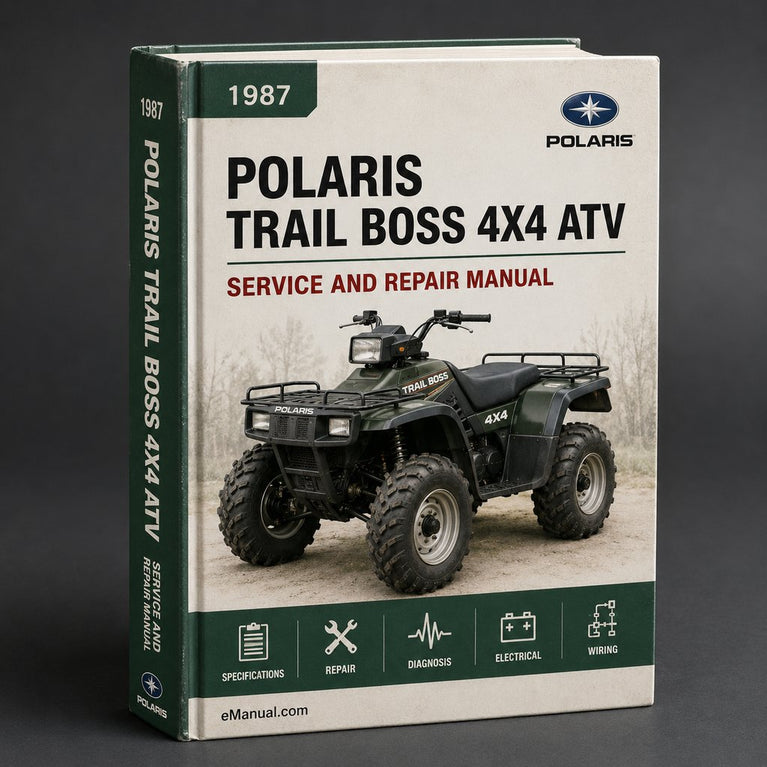 1987 POLARIS TRAIL BOSS 4X4 ATV Service Repair Manual
