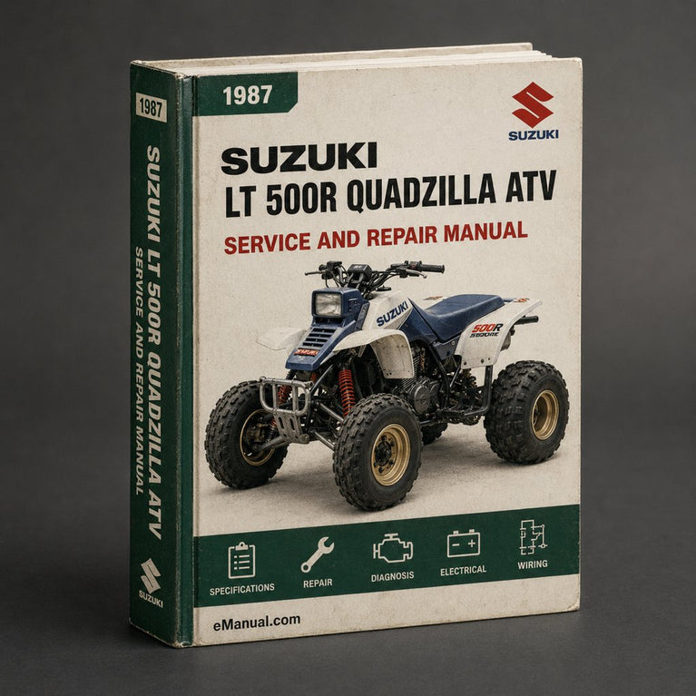 1987-1990 Suzuki LT 500R QUADZILLA ATV Service Repair Manual