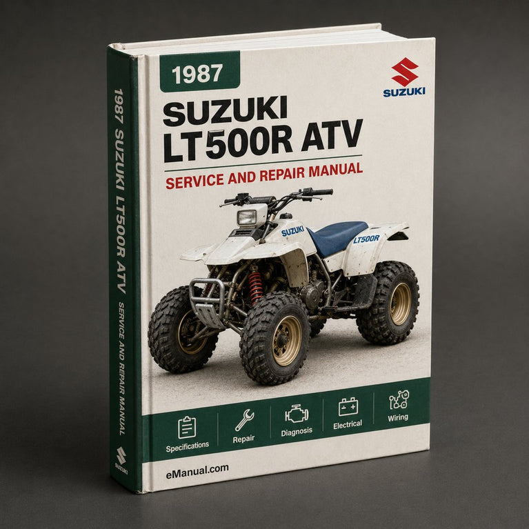 1987-1990 Suzuki LT500R ATV Repair Manual