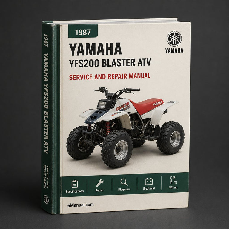 1987-2006 Yamaha YFS200 Blaster ATV Repair Manual