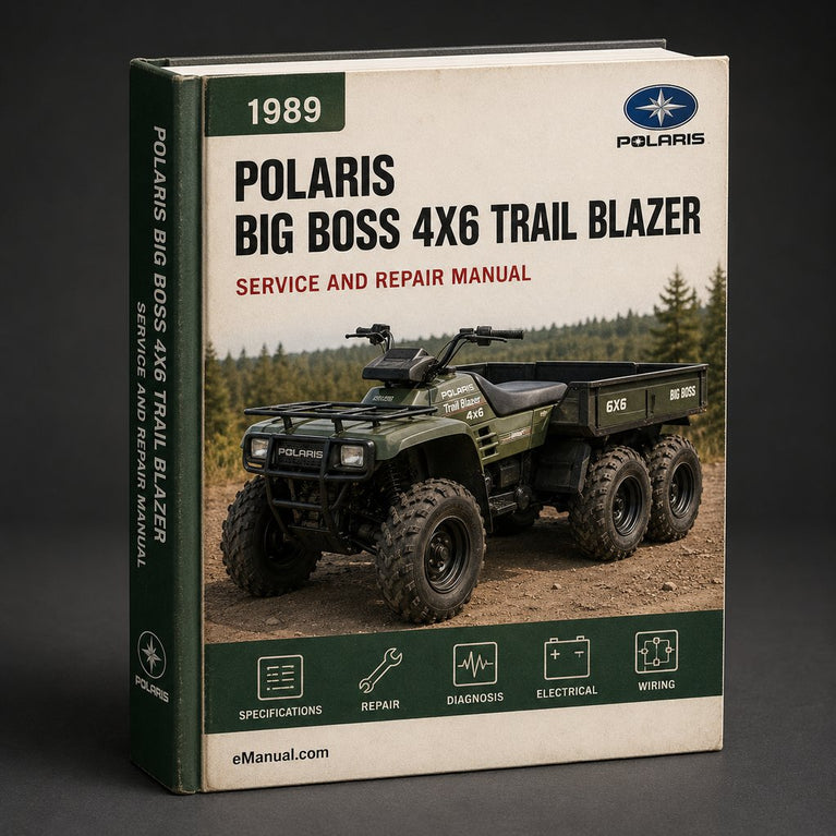 1989 Polaris Big Boss 4X6 1990 Trail Blazer Boss 250 Repair