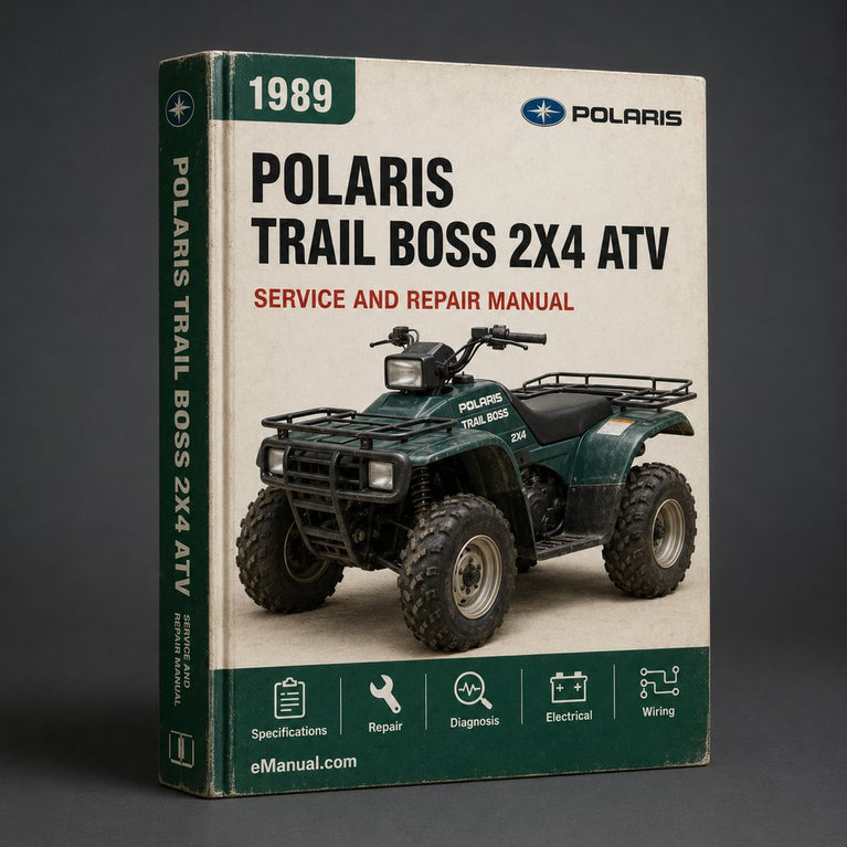 1989 POLARIS TRAIL BOSS 2X4 ATV Service Repair Manual