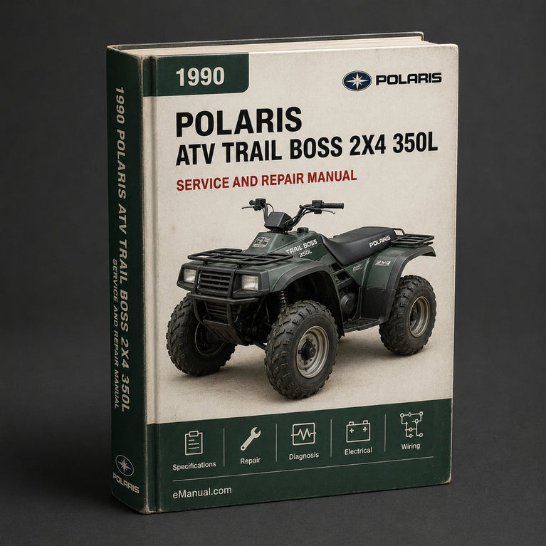 1990 ATV Polaris Trail Boss 2x4 350L Service Repair Manual