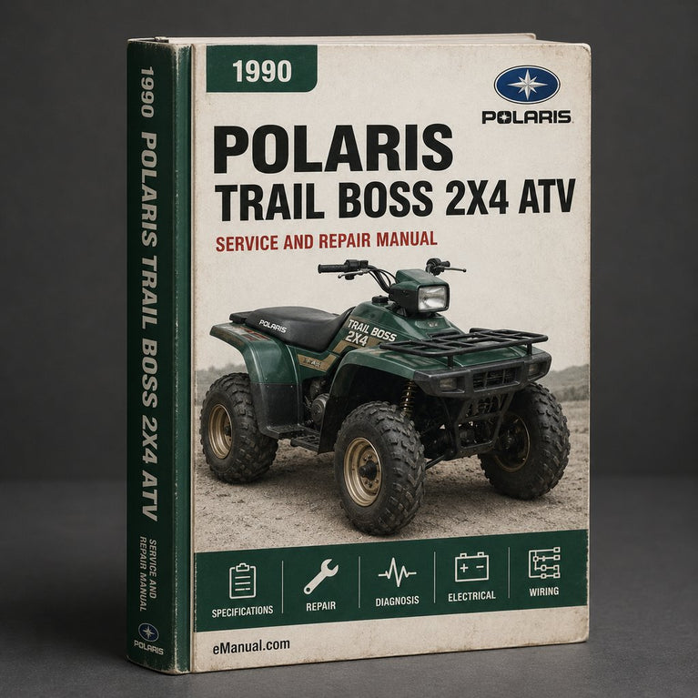1990 POLARIS TRAIL BOSS 2X4 ATV Service Repair Manual