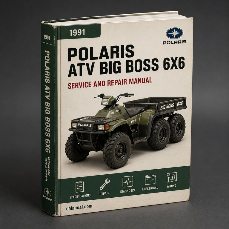 1991 ATV POLARIS BIG BOSS 6X6 Service Repair Manual