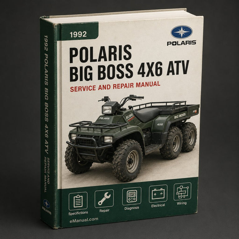 1992 POLARIS BIG BOSS 4X6 ATV Service Repair Manual