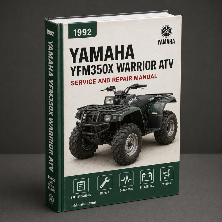 1992-2001 Yamaha YFM350X Warrior ATV Service Repair Manual