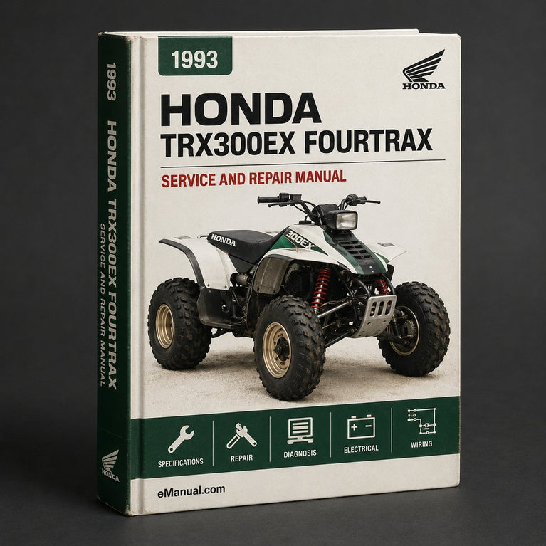 1993-2000 Honda TRX300EX Fourtrax Service Repair Manual