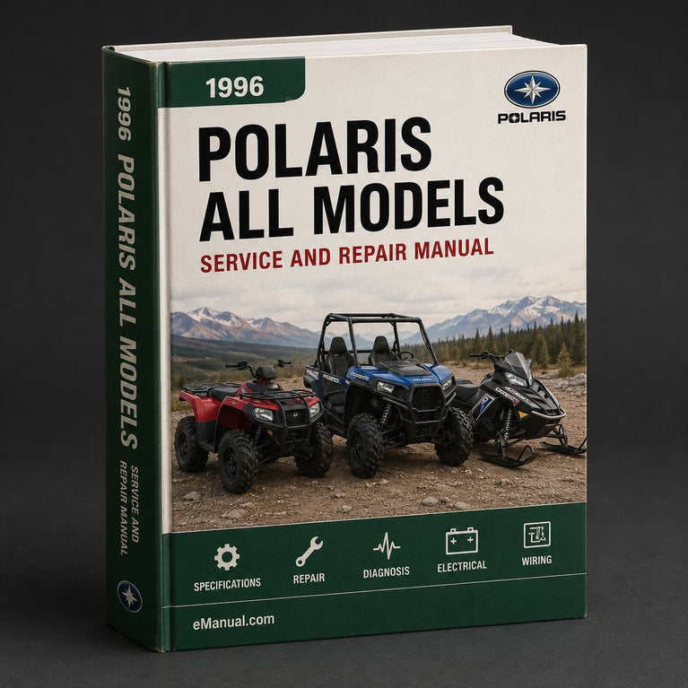 1996-1998 Polaris All ModelS Workshop Service Repair Manual Download PDF