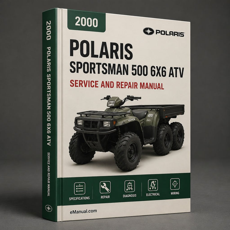 2000-2001 Polaris Sportsman 500 6x6 ATV Repair Manual