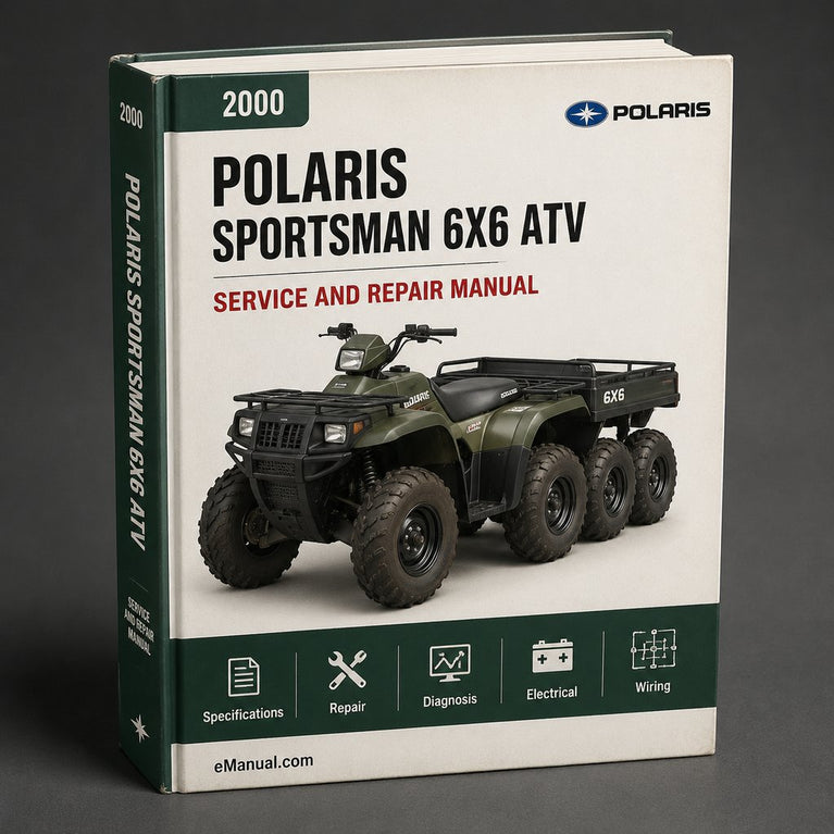 2000-2001 Polaris Sportsman 6x6 ATV Repair Manual