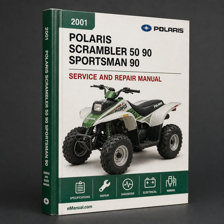 2001 Polaris Scrambler 50 90 Sportsman 90 Factory Service Repair Manual