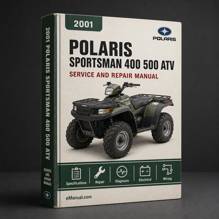 2001 Polaris Sportsman 400 500 ATV Repair Manual PDF Download