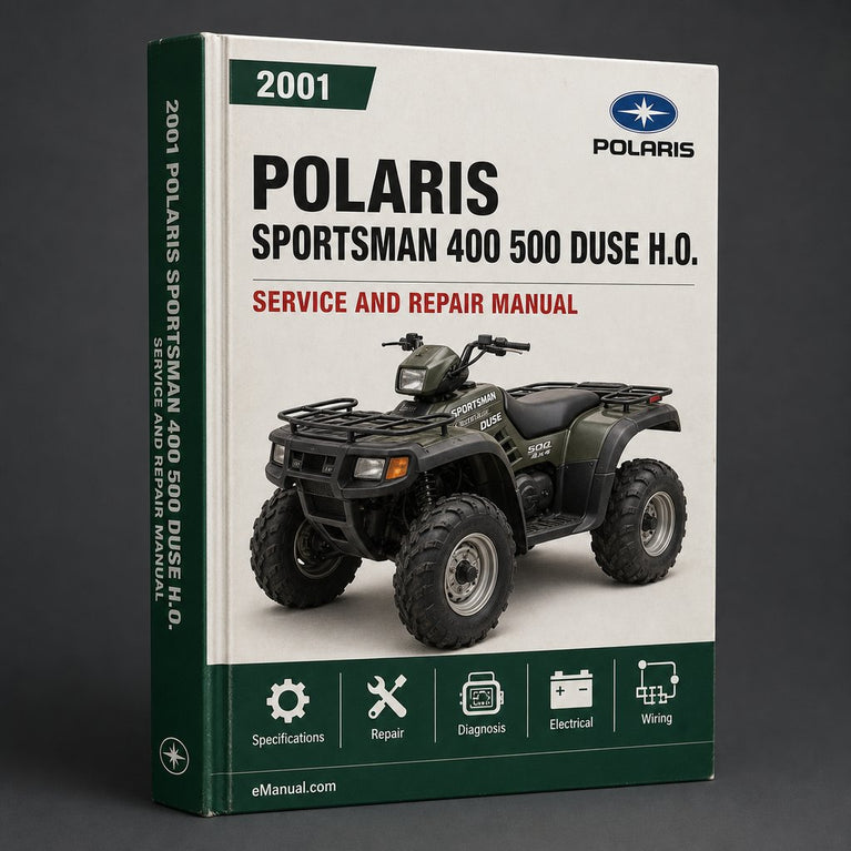 2001 Polaris Sportsman 400 500 DUSE H.O. ATV Workshop Service Repair Manual Download PDF