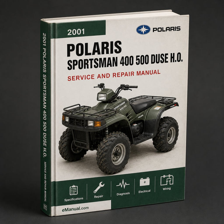 2001 Polaris Sportsman 400 500 DUSE H.O. Workshop Manual PDF Download