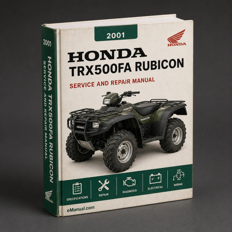 2001-2003 Honda TRX500FA Rubicon Service Repair Manual