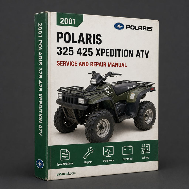 2001 Polaris 325 425 Xpedition ATV Repair Manual