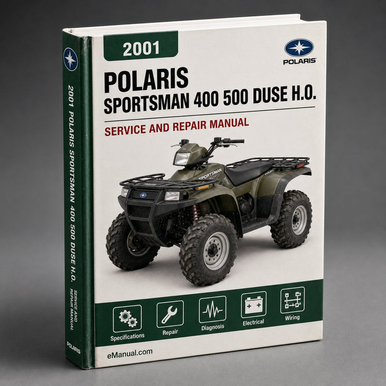2001 Polaris Sportsman 400 500 DUSE H.O. Service Repair Manual (Free Preview) PDF Download