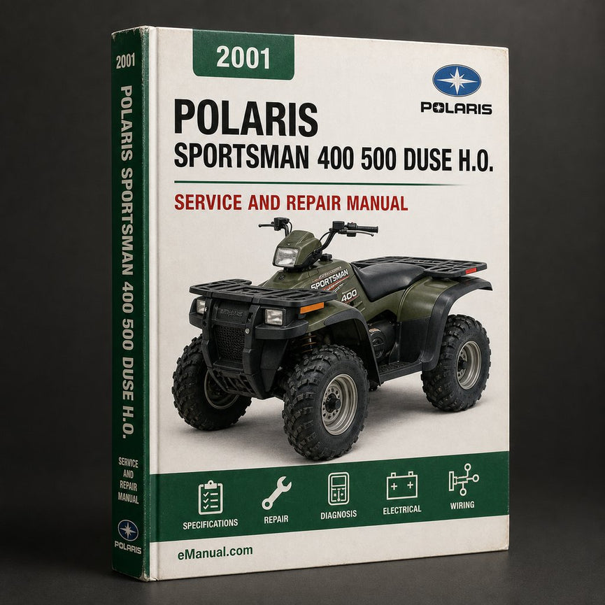 2001 Polaris Sportsman 400 500 DUSE H.O. Workshop Manual PDF Download