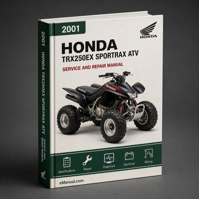 2001-2005 Honda TRX250EX Sportrax ATV Service Repair Workshop Manual (2001 2002 2003 2004 2005)