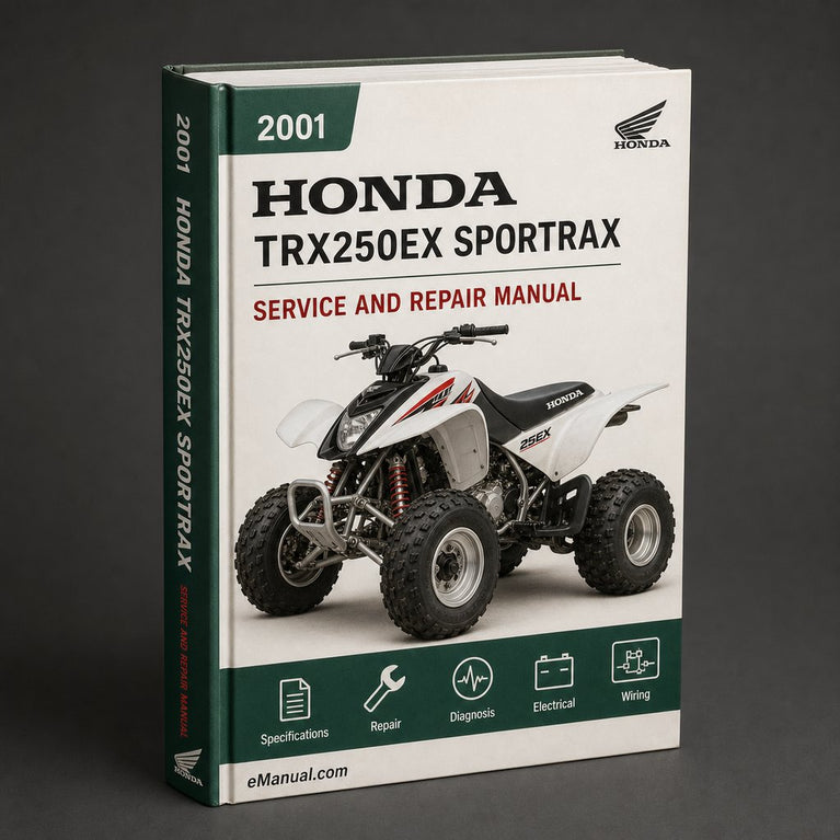 2001-2005 Honda TRX250EX Sportrax Service Repair Manual