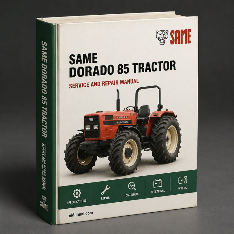 Same Dorado 85 Tractor Repair Service Manual