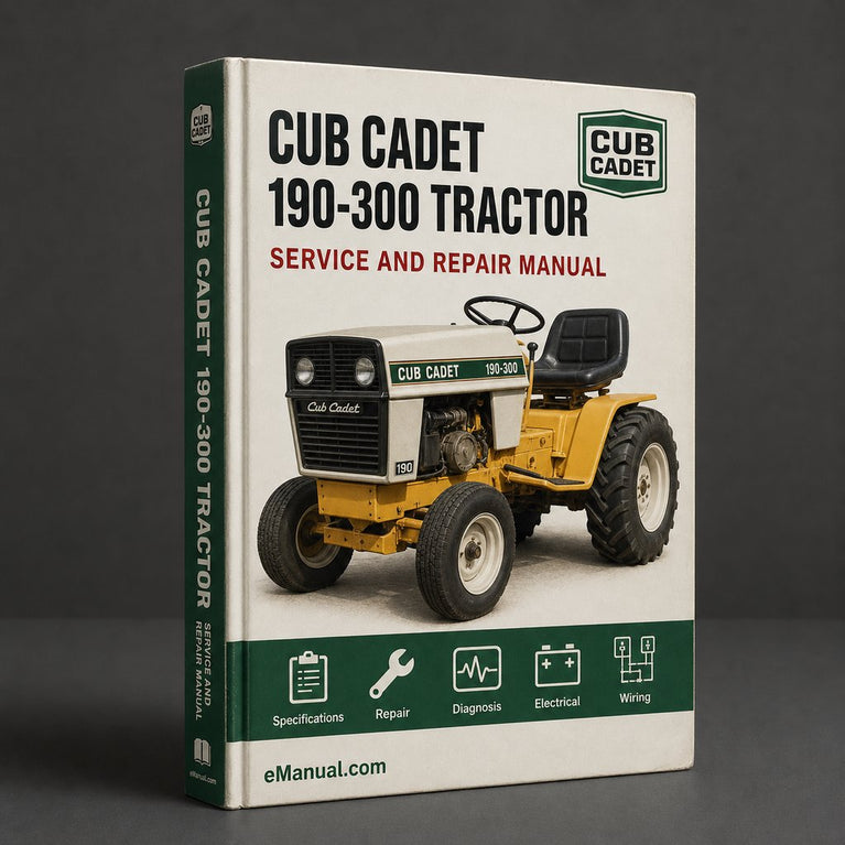 Cub Cadet 190-300 Tractor Workshop Service Manual Repair
