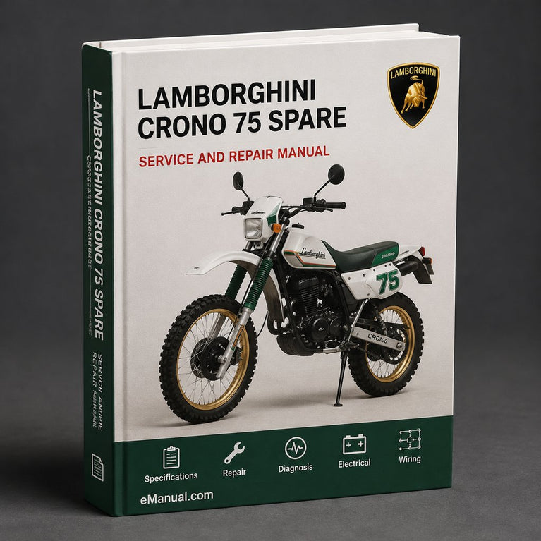 Lamborghini Crono 75 P Spare Parts Catalog