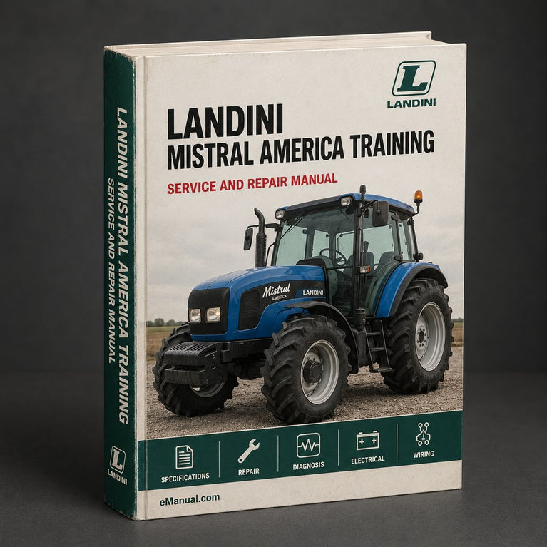 Landini Mistral America training Service Repair Manual