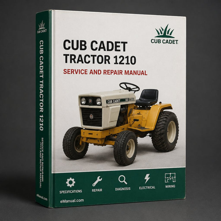 Cub Cadet Tractor 1210 Factory Service Repair Manual
