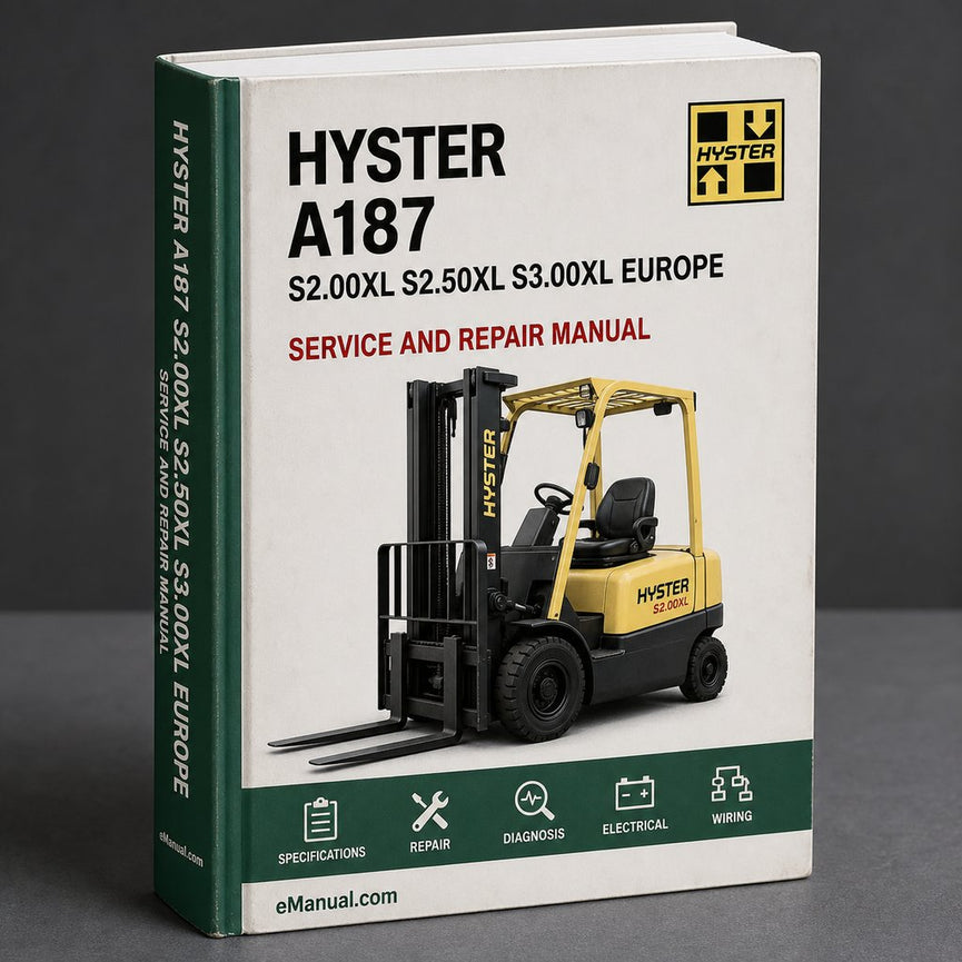 Hyster A187 (S2.00XL S2.50XL S3.00XL Europe) Forklift