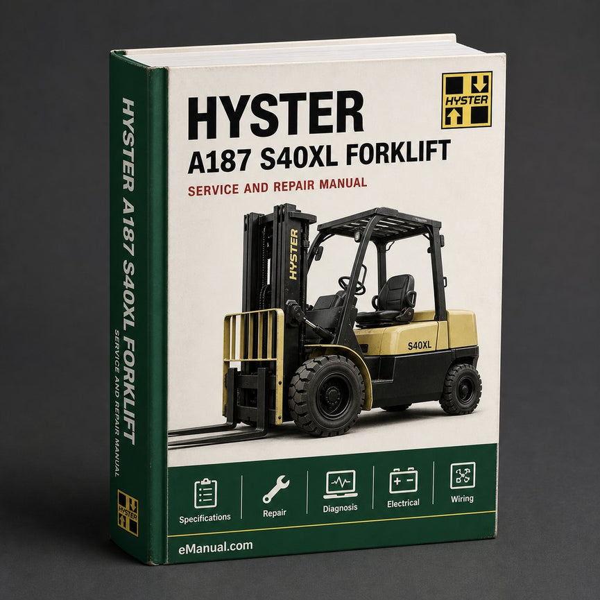 Hyster A187 (S40XL) Forklift Service Manual