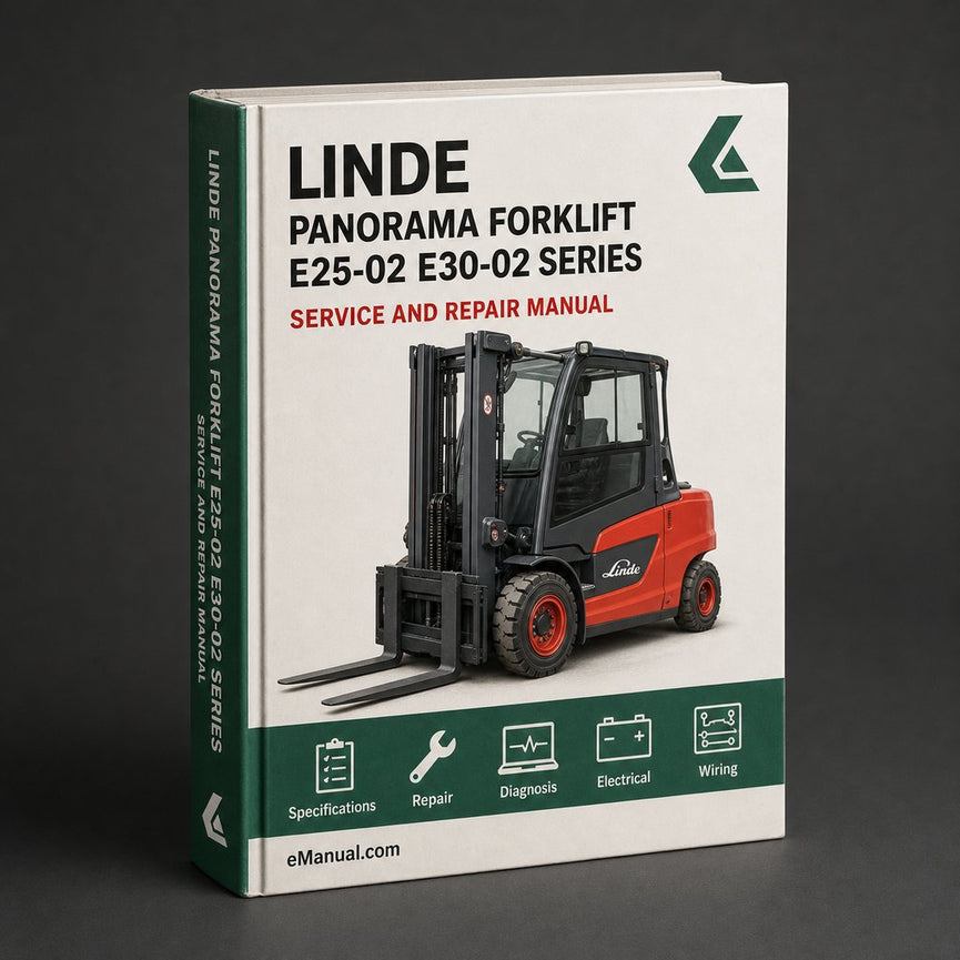 Linde Panorama Forklift E25-02 E30-02 series 336 Operating Manual