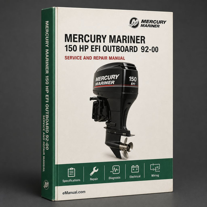 Mercury Mariner 150 HP EFI Outboard 92-00 Service Manual