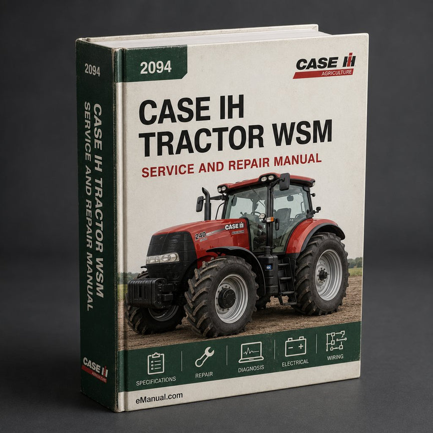 Case IH 2094 Tractor WSM Service Manual Repair