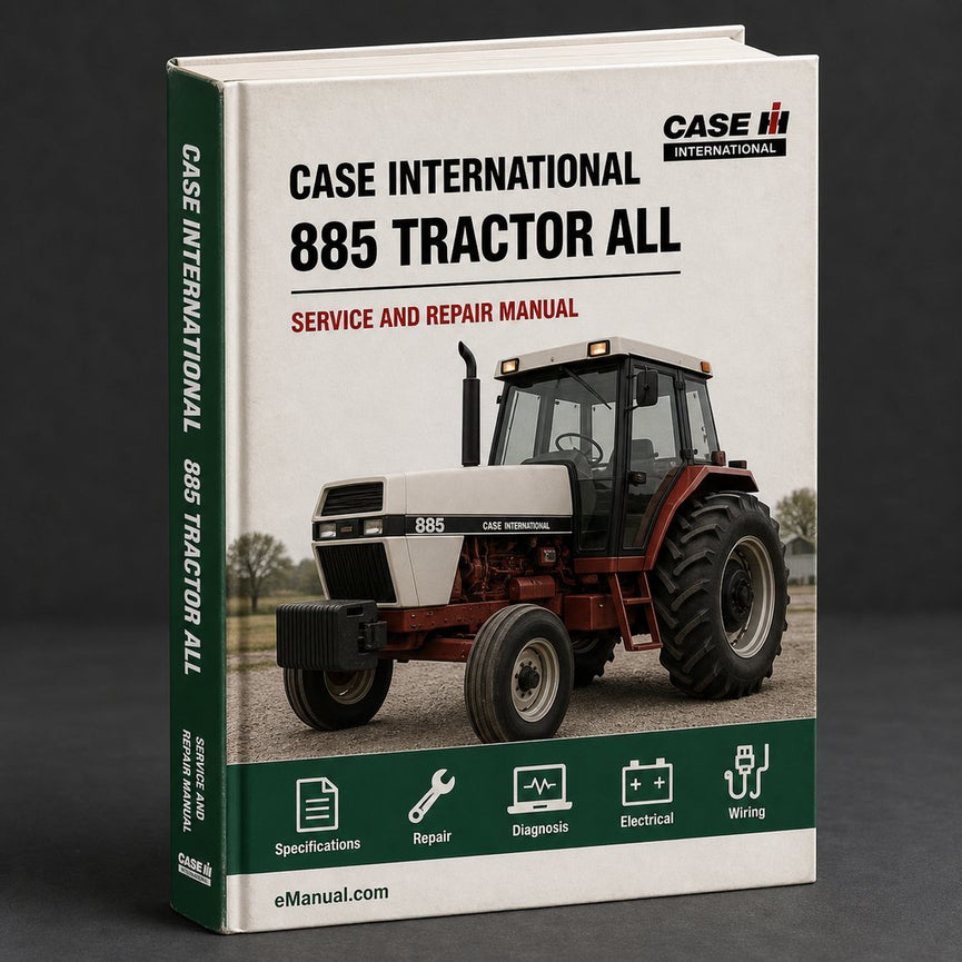 Case International 885 Tractor All Service Repair Manual