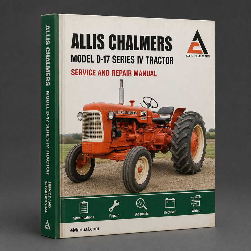 Allis Chalmers Model D-17 Series IV Tractor Factory Service Repair Manual
