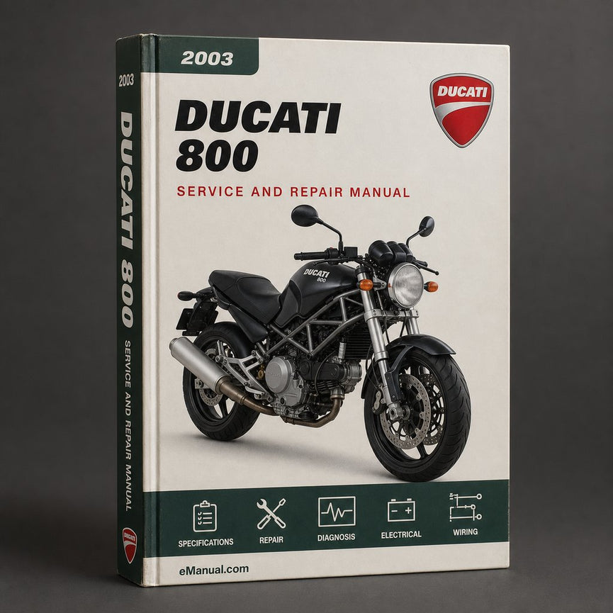 DUCATI 800 Parts Manual Illustrated 2003-2006
