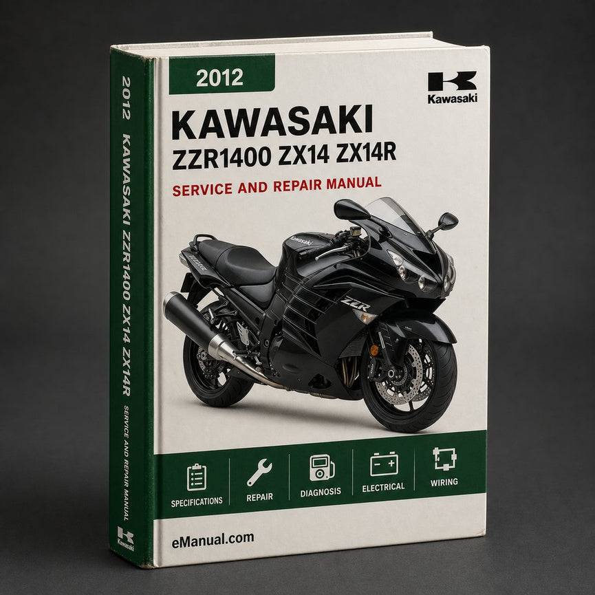 2012 Kawasaki ZZR1400 ZX14 ZX14R Service Repair Manual