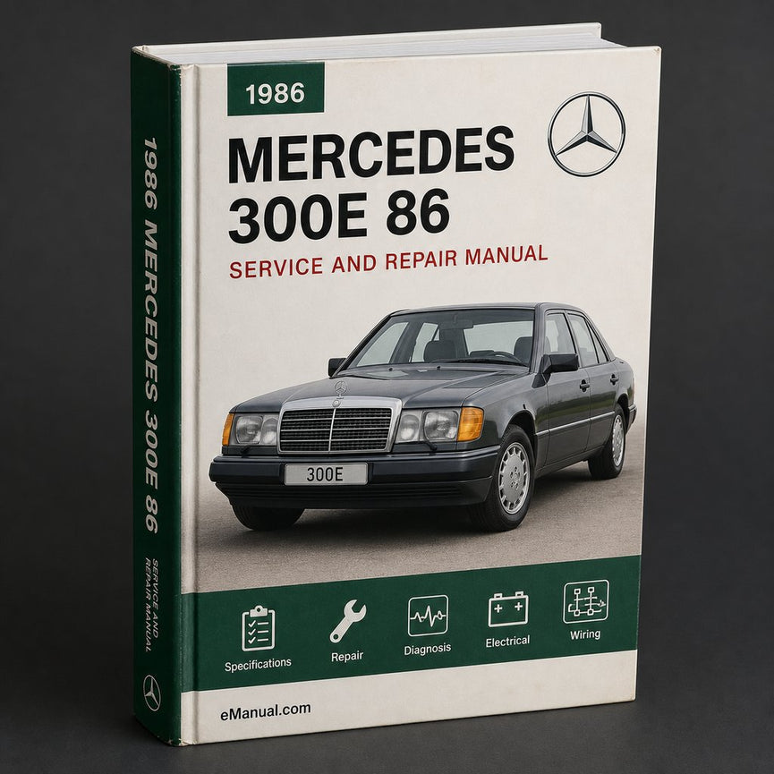 1986 Mercedes 300E Service Repair Manual 86