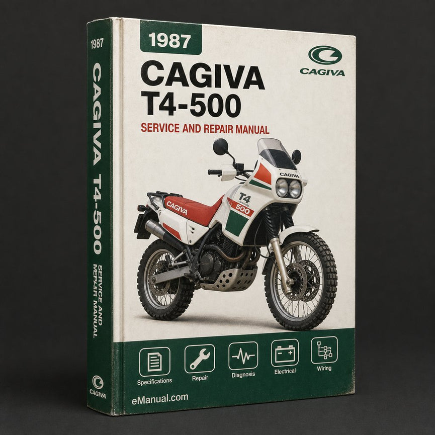 Cagiva T4-500 E 1987 Service Repair Manual