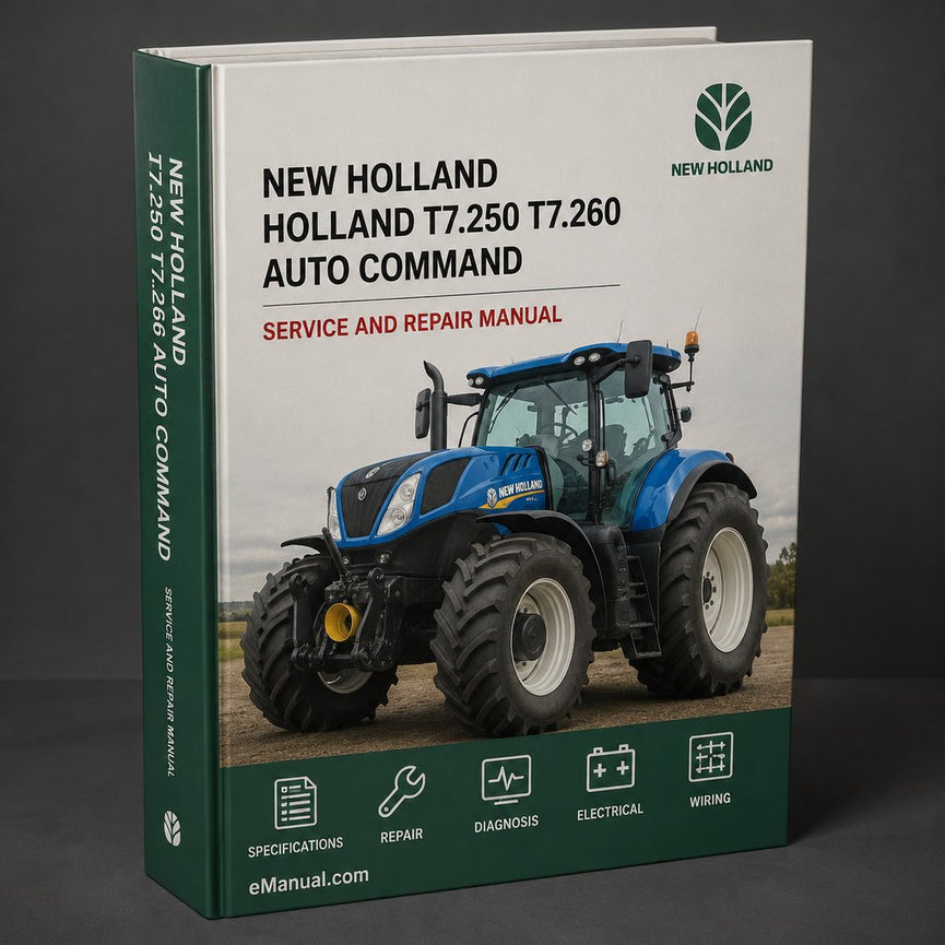 New Holland T7.250 T7.260 Auto Command Power Repair Manual