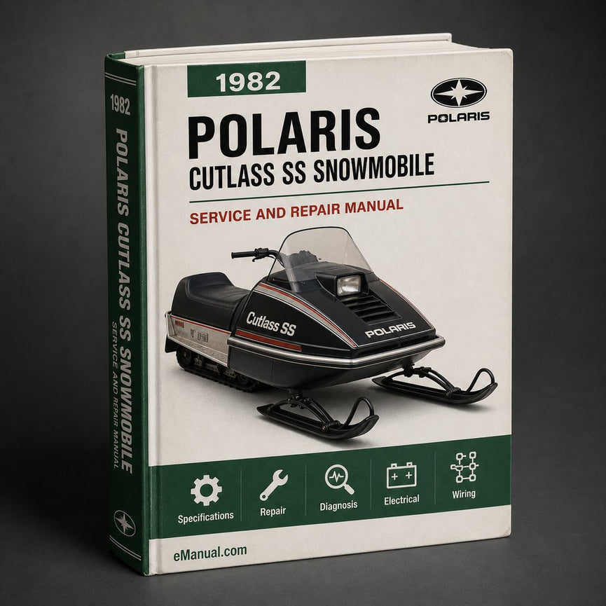 1982 Polaris Cutlass SS Snowmobile Service Repair Manual